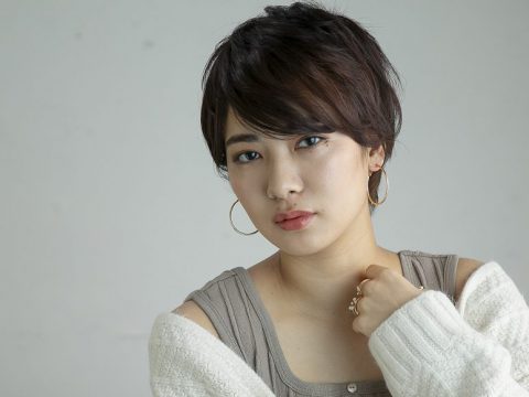 ショートヘアのスタイリング例