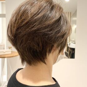 40代　50代　ハンサムショート　ショートヘア